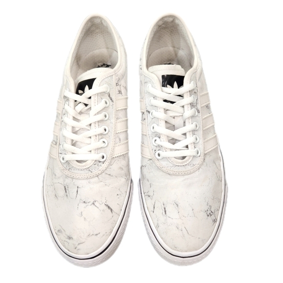 Adidas Adi-Ease Sneakers Casual White Marble Mens - Size 12 - Picture 4 of 7